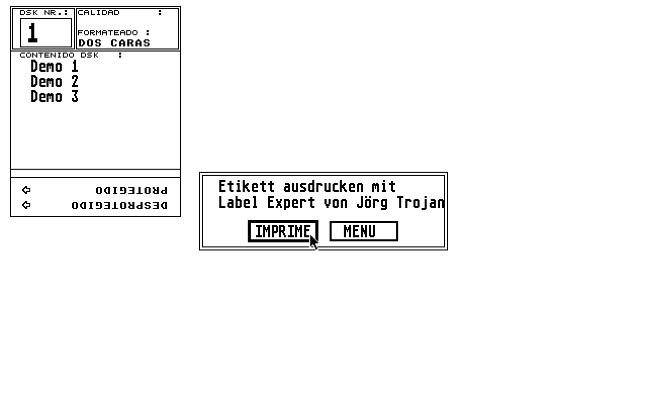 Label Expert atari screenshot